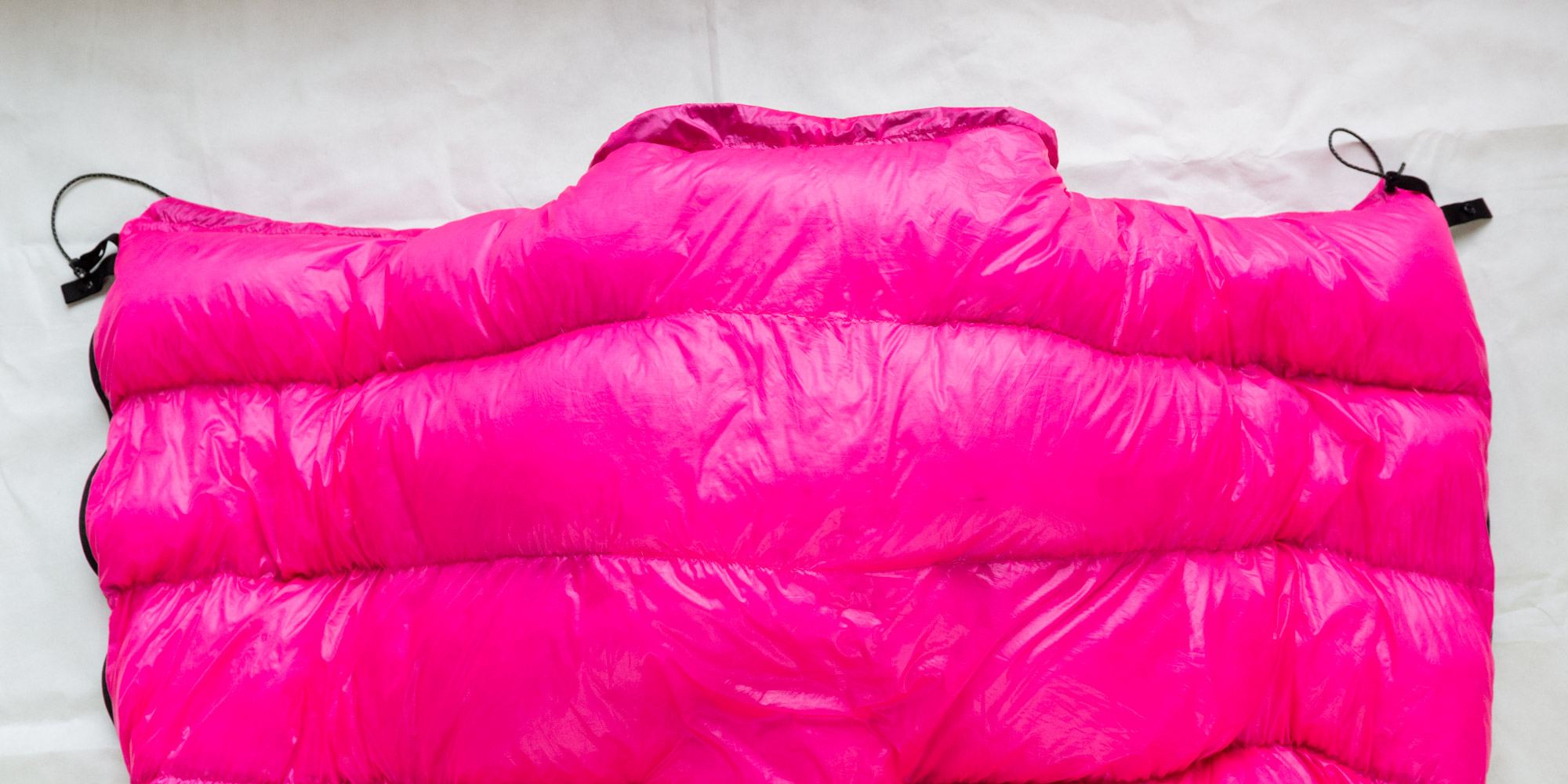 Picture of ultralight sleeping bag.