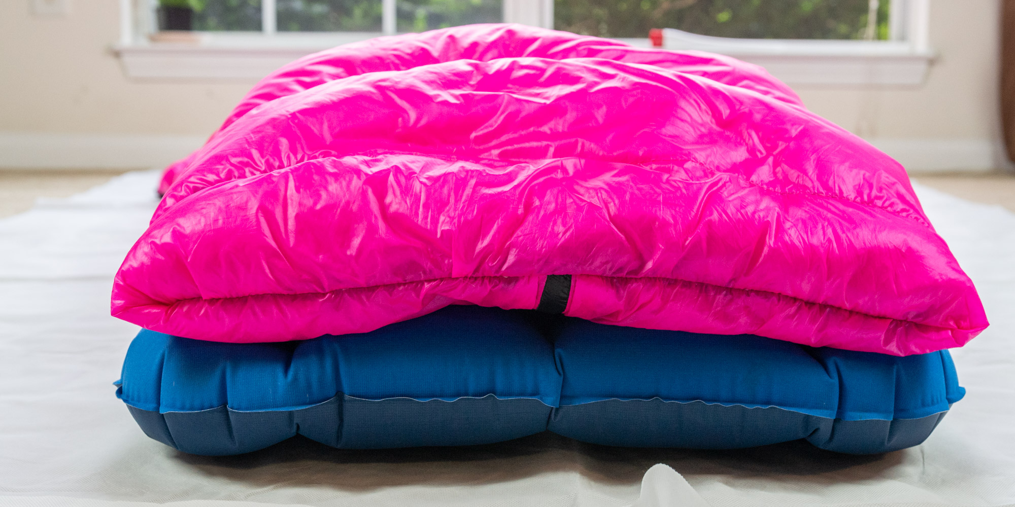 Picture of ultralight sleeping bag.