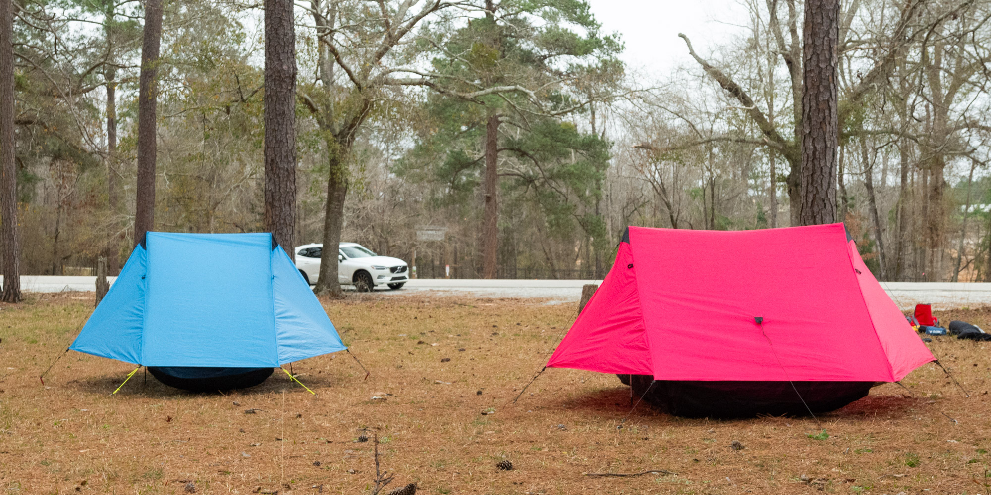 Picture of ultralight tent.