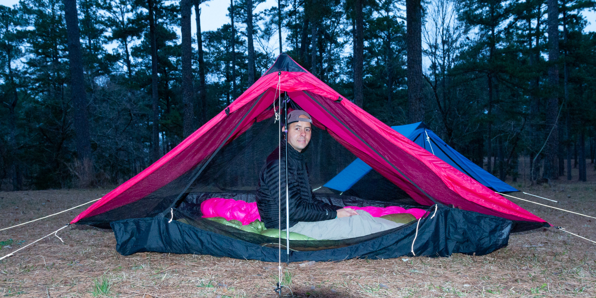 Picture of ultralight tent.