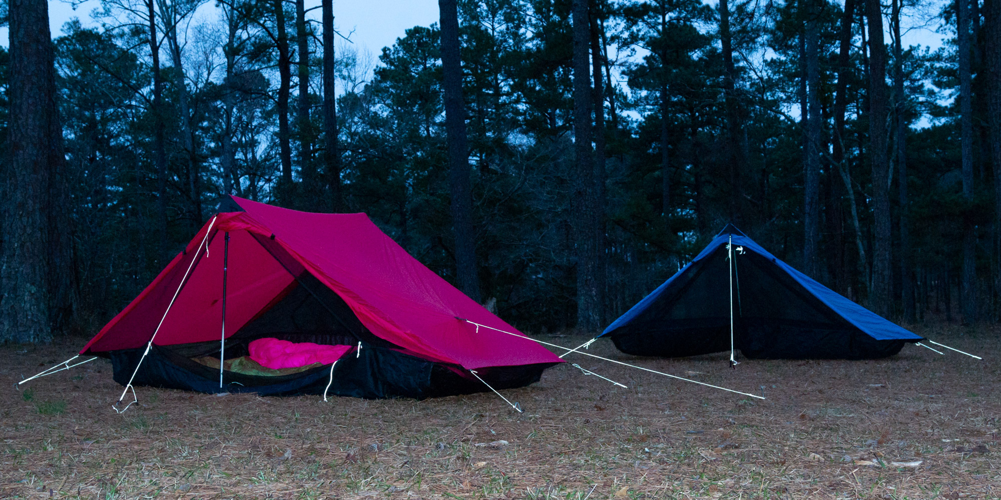 Picture of ultralight tent.